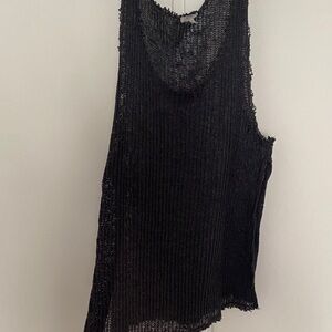 Ecote Black Knit Tank Top
